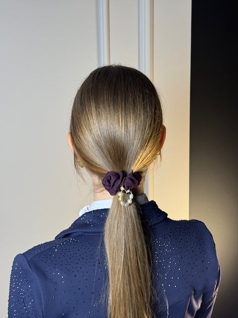 szyfonowe gumki typu scrunchie w dwóch grubościach